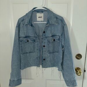 Aerie Women's Blue Denim Jacket